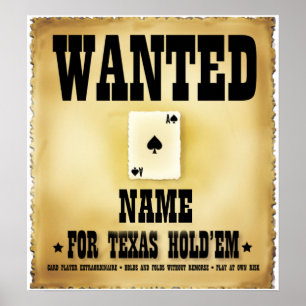 Poster Recherché pour l'affiche du Texas Holdem