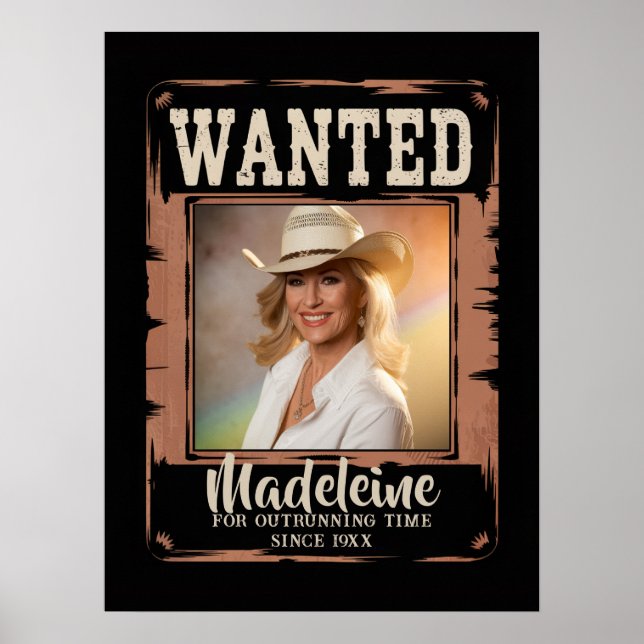 Poster Recherche Vieil Ouest Sauvage Rustique Bienvenue A (Devant)