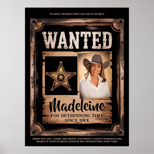 Poster Recherche Vieille Fête Rustique Fun de l'Ouest Sau (Devant)
