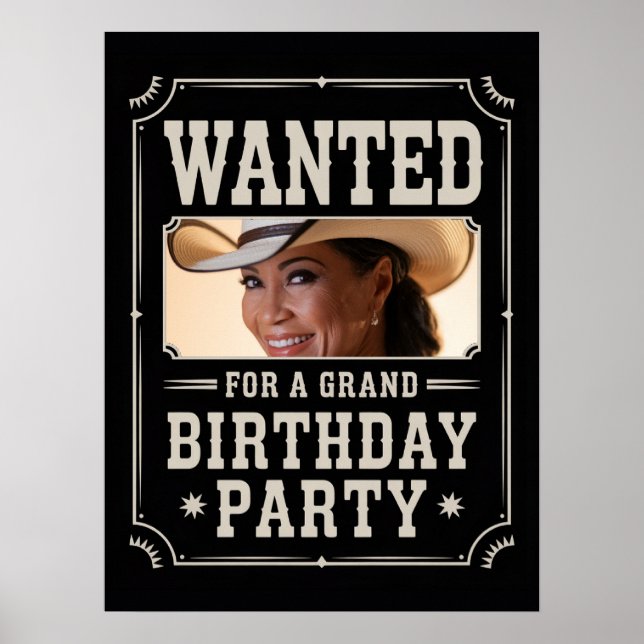 Poster Recherché Wild West Western Pays Photo Anniversair (Devant)