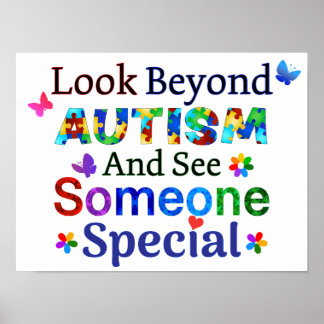 Poster Rechercher au-delà de l'AUTISME