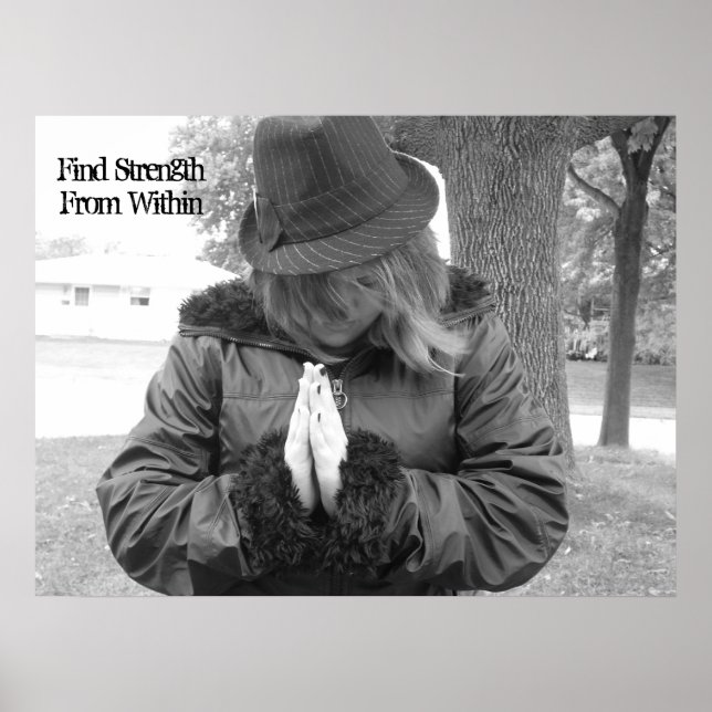 Poster Rechercher la force de l'intérieur (Devant)