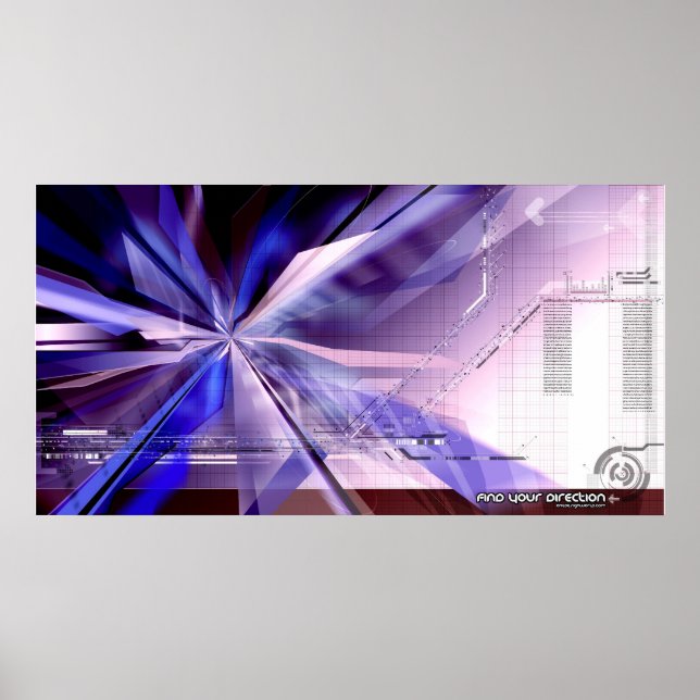 Poster Rechercher votre direction (Devant)