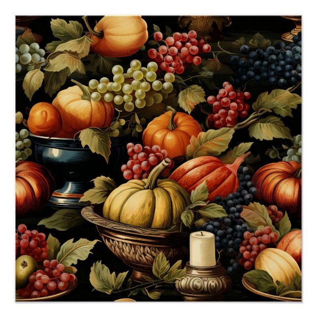 Poster Récolte d'automne (Devant)