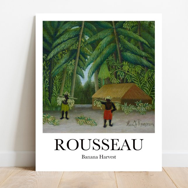 Poster Récolte de bananes par Henri Rousseau (Jungle Escape: Own Rousseau's "Banana Harvest." Vibrant art poster)