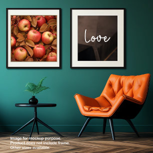 Poster Récolte de pommes Thanksgiving