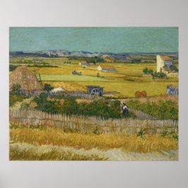 Poster Récolte par Vincent Van Gogh