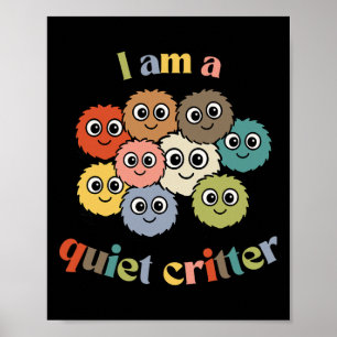 Poster Récompense du club des créatures calmes Quiet Crit