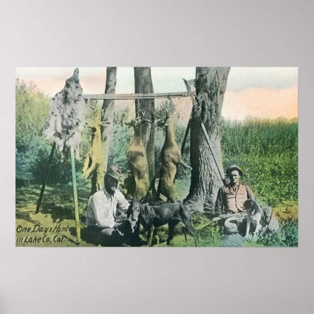 Poster Récompenses d'une journée HuntLake County, CA (Devant)