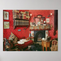 Reconstruction de la chambre de Sherlock Holmes