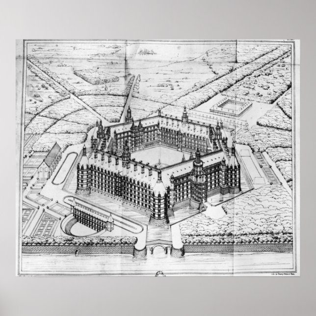 Poster Reconstruction de l'abbaye de Theleme (Devant)