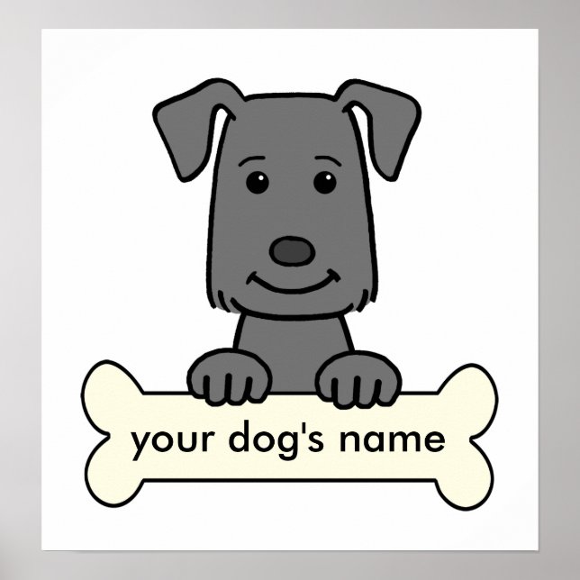 Poster Récupérateur Labrador personnalisé (Devant)