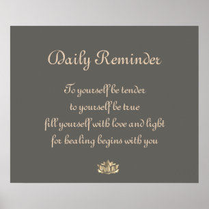 Poster Récupération curative