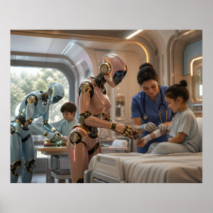 Poster Récupération pédiatrique par robot IA