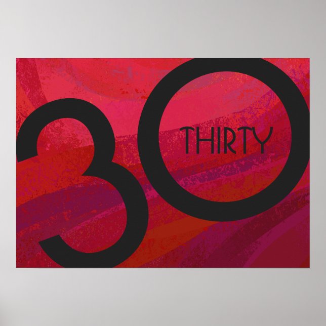 Poster Red 30 Dix Anniversaire (Devant)