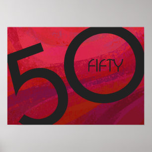 Poster Red 50 Dix Anniversaire