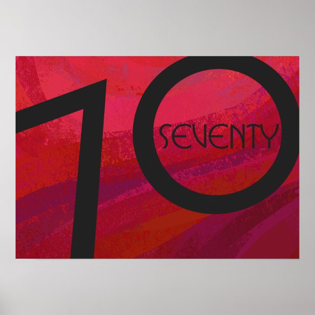 Poster Red 70 Dix Anniversaire (Devant)