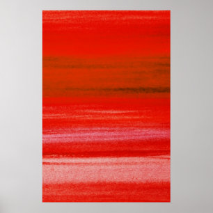 Poster Red Burgundy Pink Watercolor Abstract Background
