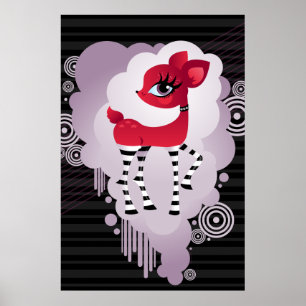 Poster Red Hot Deerie 24x36