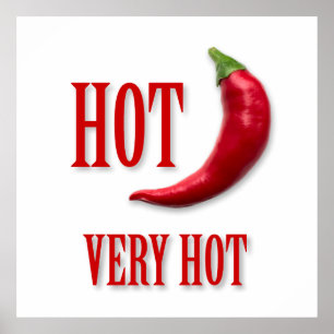 Poster Red hot pepper