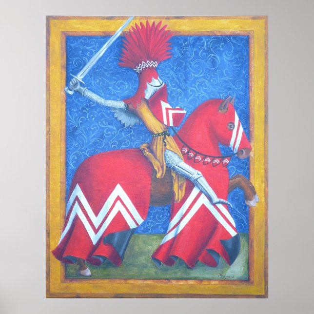 Poster Red Knight (Devant)