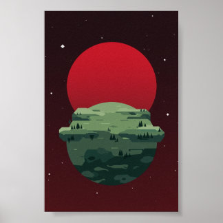 Poster Red Moon Rising