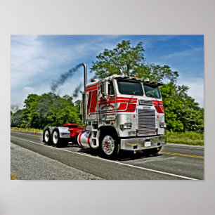 Poster Red on Silver COE