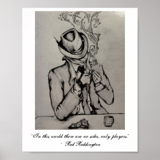 Poster Red Reddington Sketch