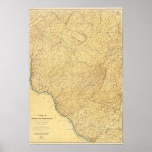 Poster Red Sandstone, New Jersey