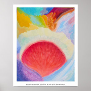Poster Red Shell - Beautiful Chaos, série 11" x 14", #5