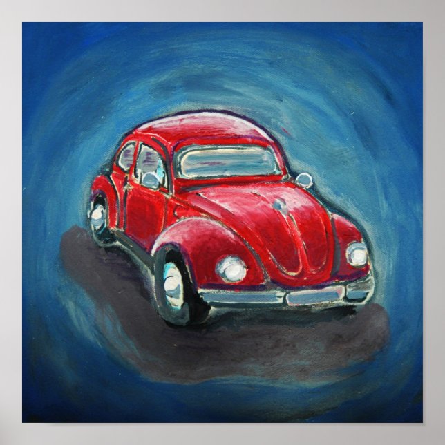 Poster Red Slug Bug (Devant)