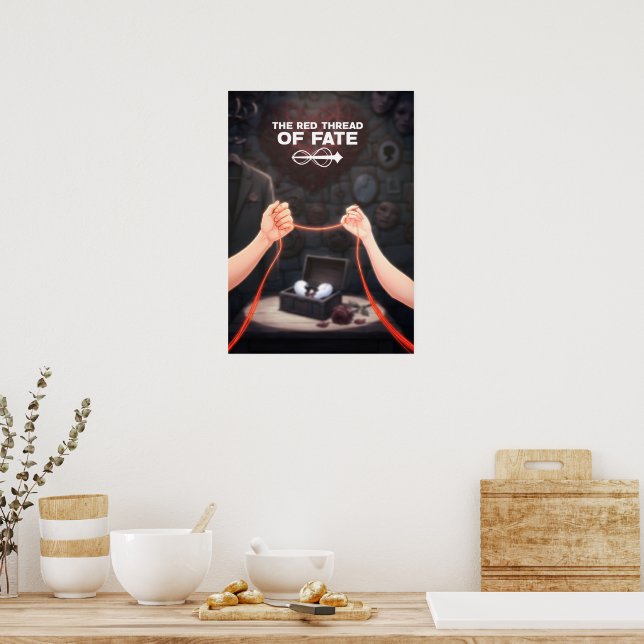 Poster Red Thread of Fate Heartbreak Gothic Fantasy (Cuisine)
