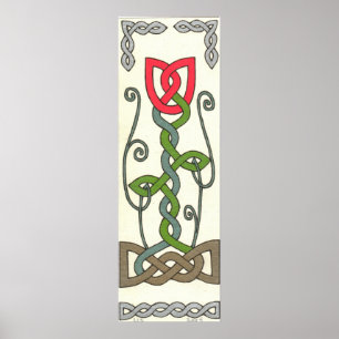 Poster Red Tulip print