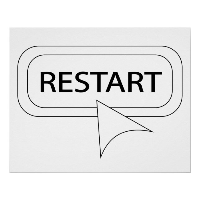 Poster Redémarrer (Devant)