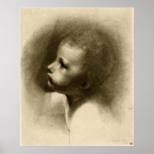 Poster Redon - Chef De Saint John Baptist (Devant)