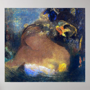 Poster Redon - Ophélie 1898
