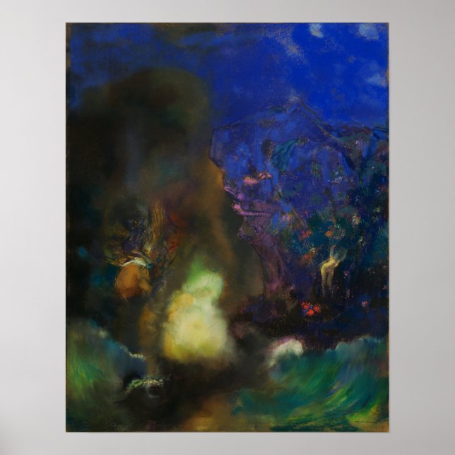 Poster Redon - Roger et Angelica (Devant)