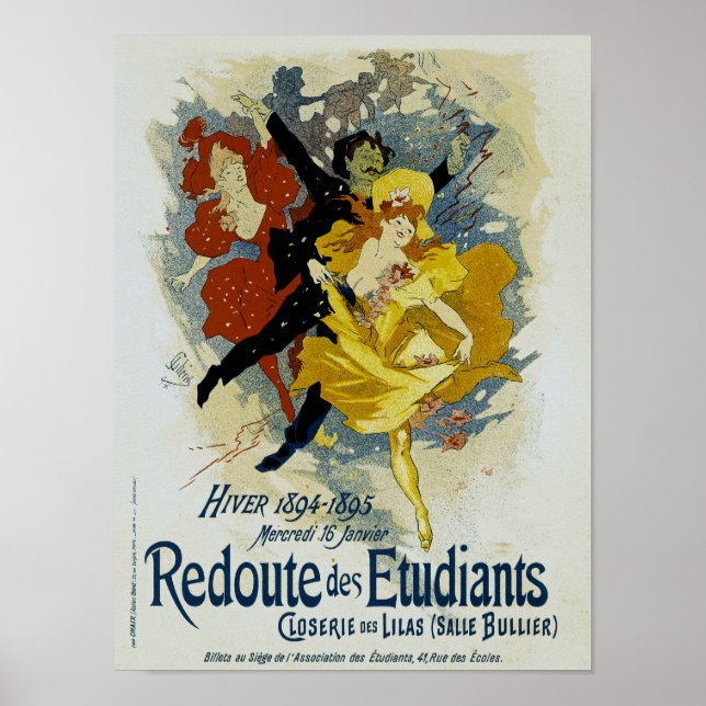 Poster Redoute des Etudiants (Devant)