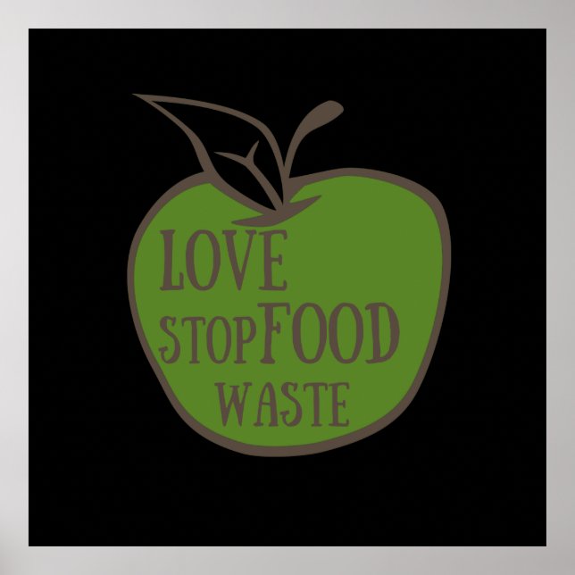 Poster réduire les déchets alimentaires (Devant)