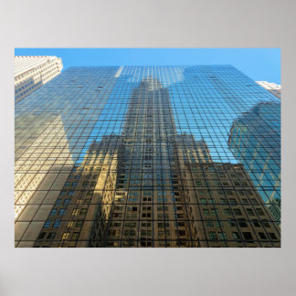 Poster Reflet de l'Empire State Building, New York City.