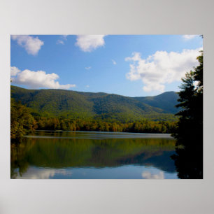 Poster Reflet du lac Indian Boundary