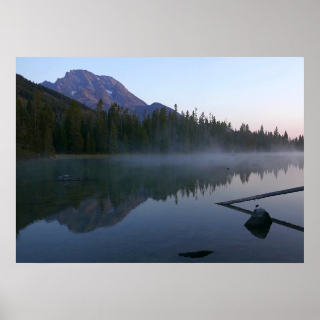Poster Reflet du lever de soleil à String Lake II (Devant)