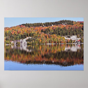 Poster Reflets de Crystal Lake, Vermont