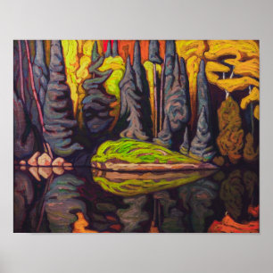 Poster Reflets, Sand Lake, Algoma   Lawren Harris  