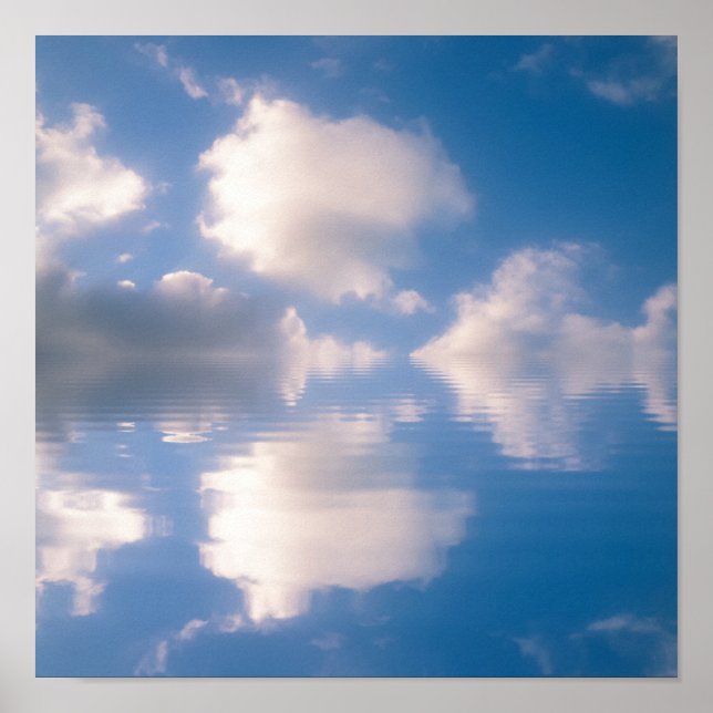 Poster Réflexion dans l'eau (Devant)