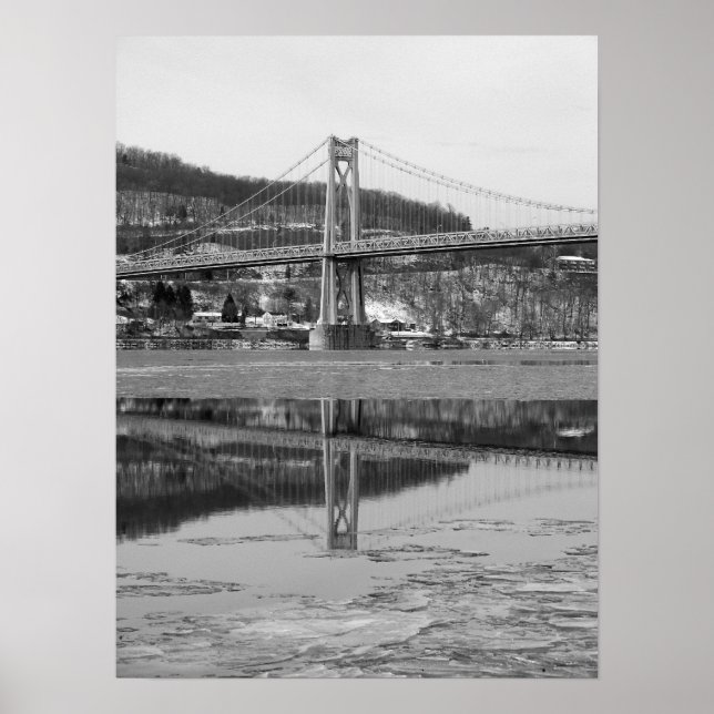 Poster Réflexion de la tour Icy Bridge (Devant)
