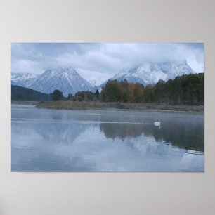 Poster Réflexion de Mt. Moran