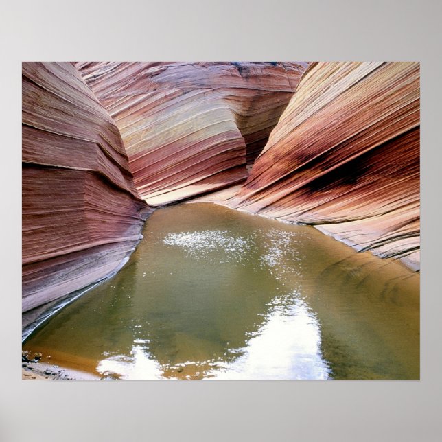 Poster Réflexion de vague (Devant)