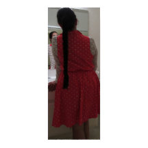 Réflexion des cheveux longs en miroir