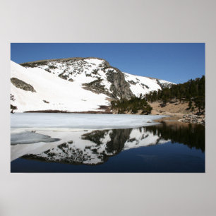 Poster Réflexion des montagnes